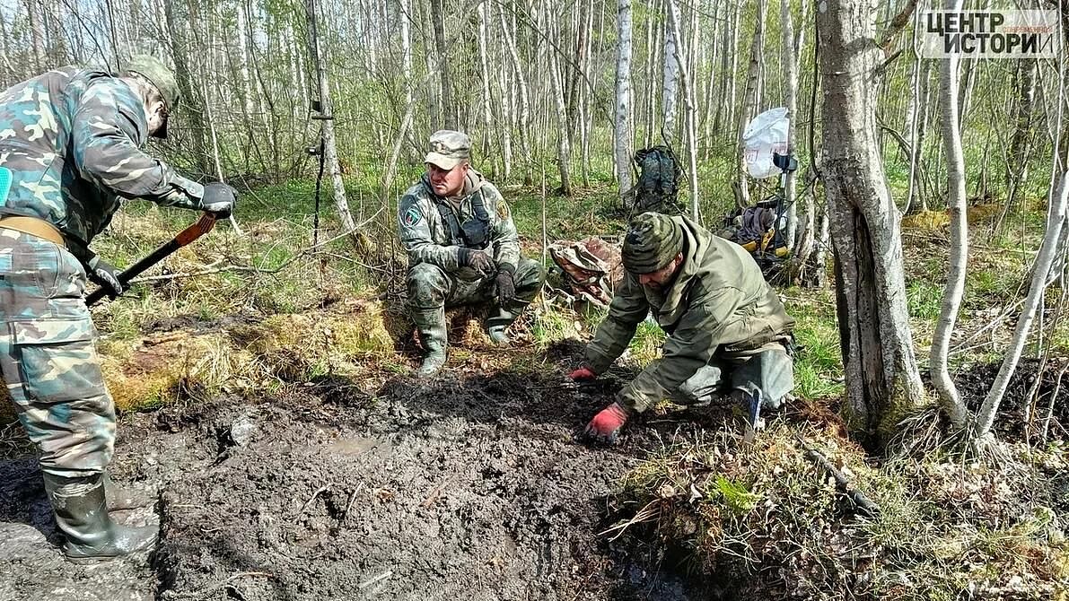 В Новгородской области захоронили останки 162 красноармейцев